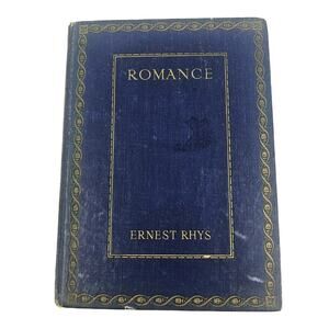 Romance Fellowship Books Ernest Rhys Vintage Antique 1913 Hardcover Navy Blue